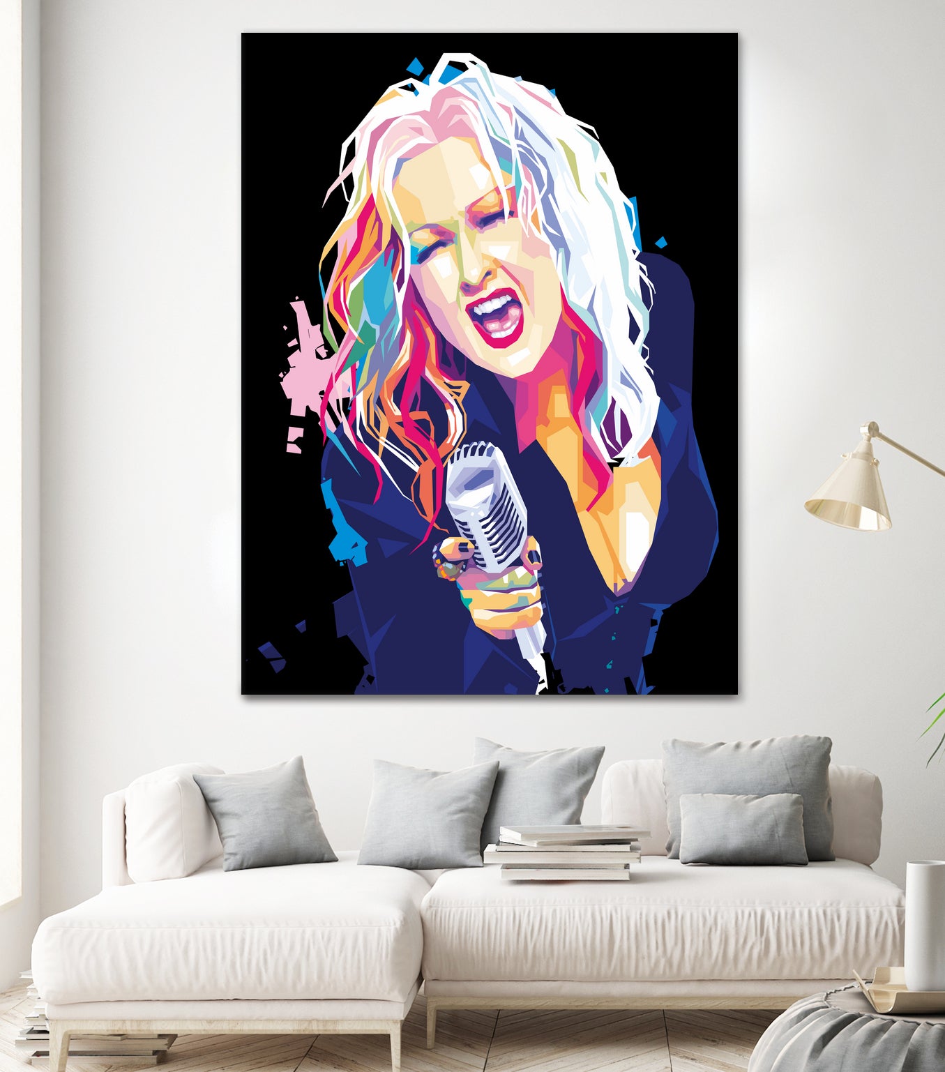 Cyndi Lauper by Deni Rahayu on GIANT ART - white digital drawing