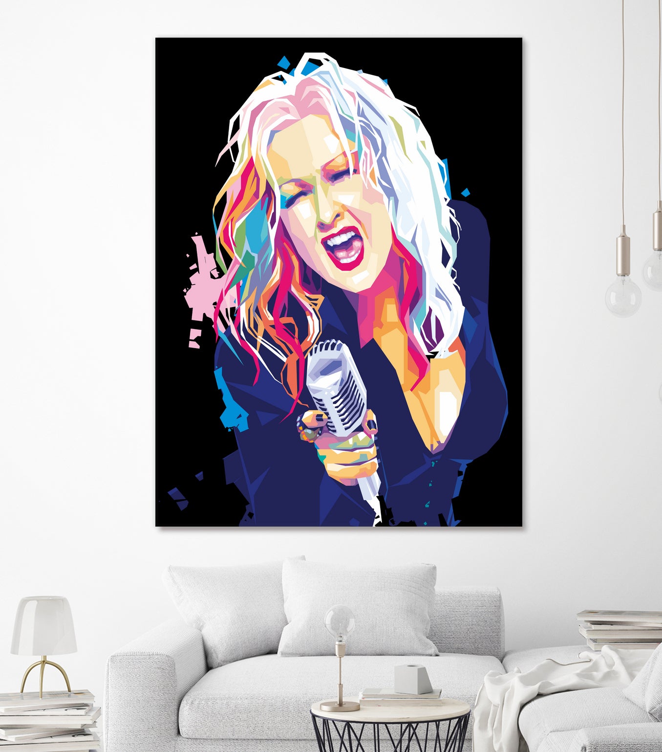 Cyndi Lauper by Deni Rahayu on GIANT ART - white digital drawing