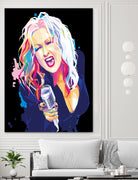 Cyndi Lauper by Deni Rahayu on GIANT ART - white digital drawing