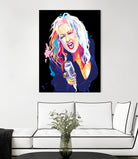 Cyndi Lauper by Deni Rahayu on GIANT ART - white digital drawing