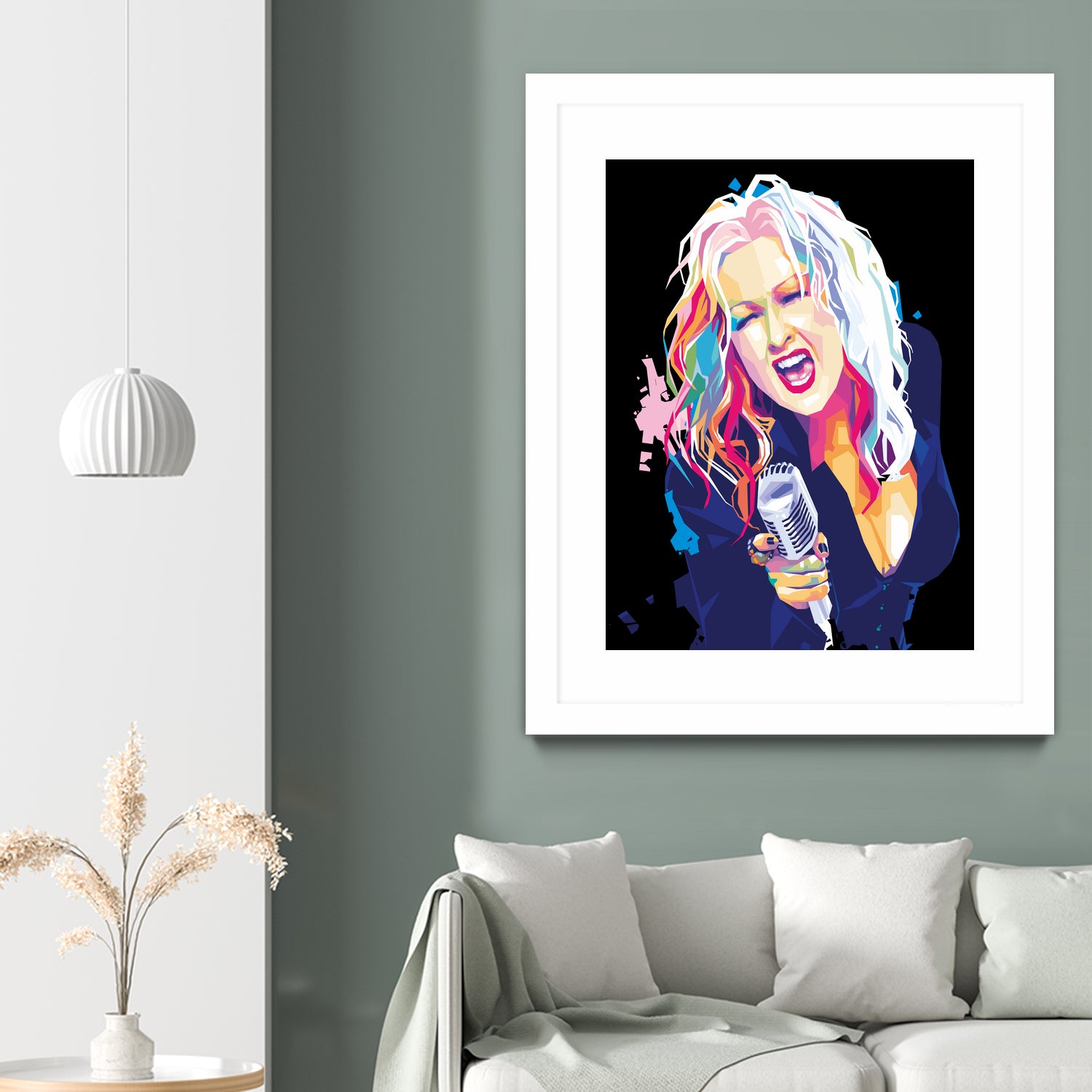 Cyndi Lauper by Deni Rahayu on GIANT ART - white digital drawing