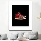 nike air jordan 1 by M Maisur Amin on GIANT ART - black 3d art