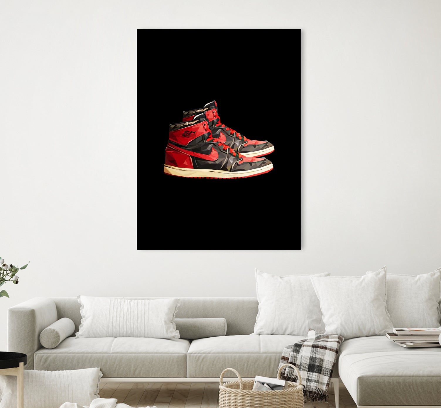 nike air jordan 1 by M Maisur Amin on GIANT ART - black 3d art