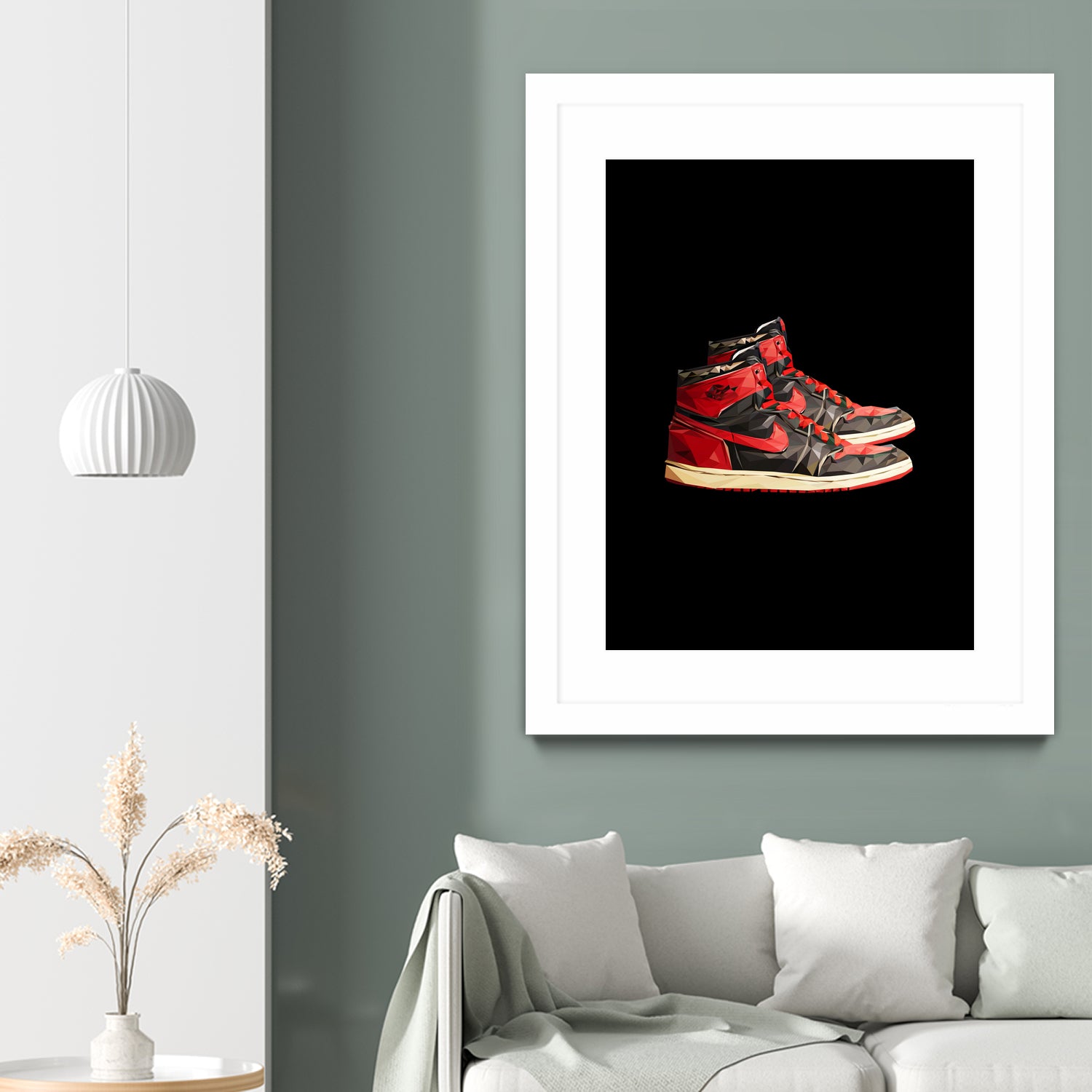 nike air jordan 1 by M Maisur Amin on GIANT ART - black 3d art