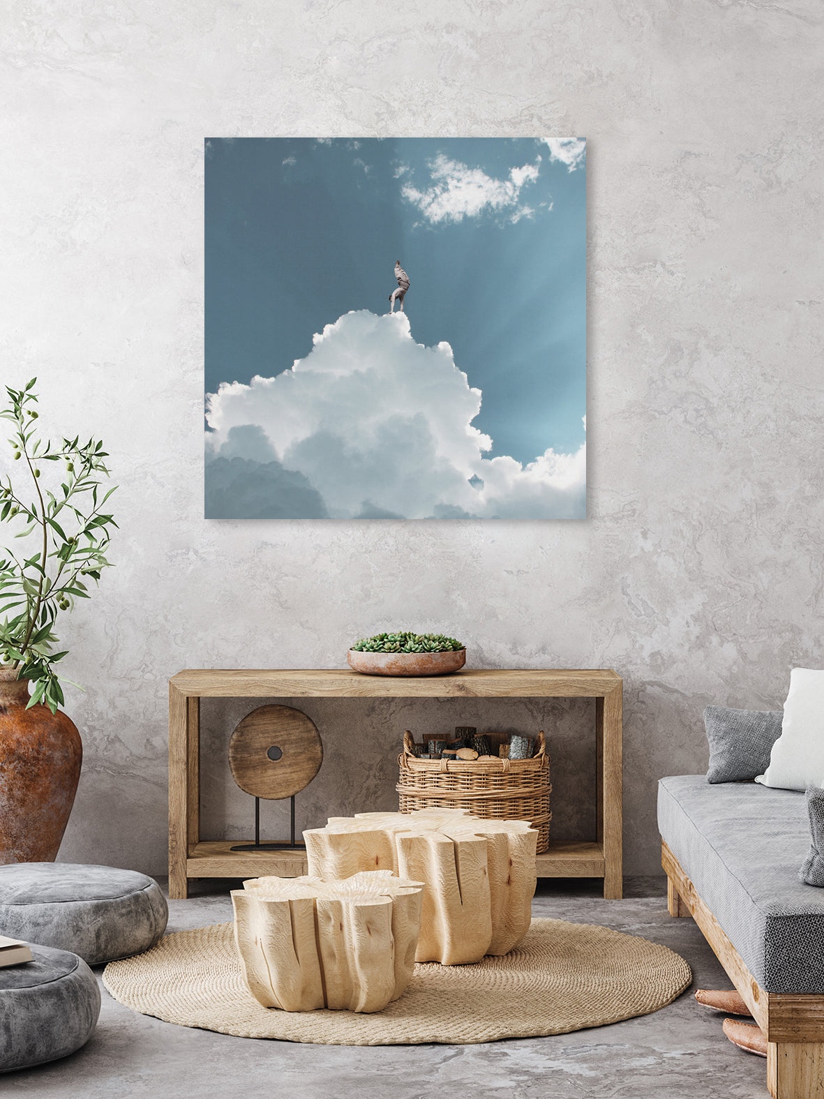 King of the Skies by Isa Valimaki on GIANT ART - blue photo manipulation