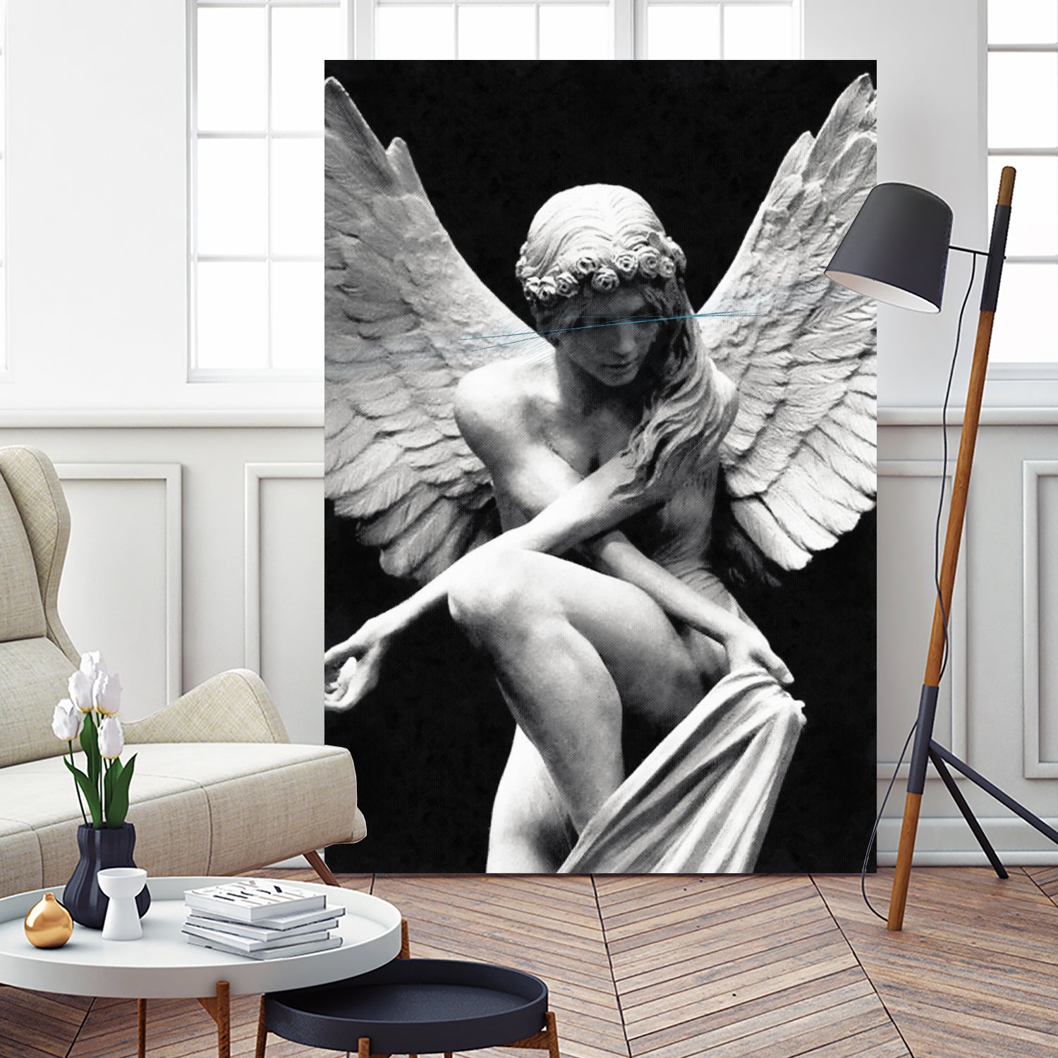 Angel by Menelaos Trompoukis on GIANT ART - black digital painting