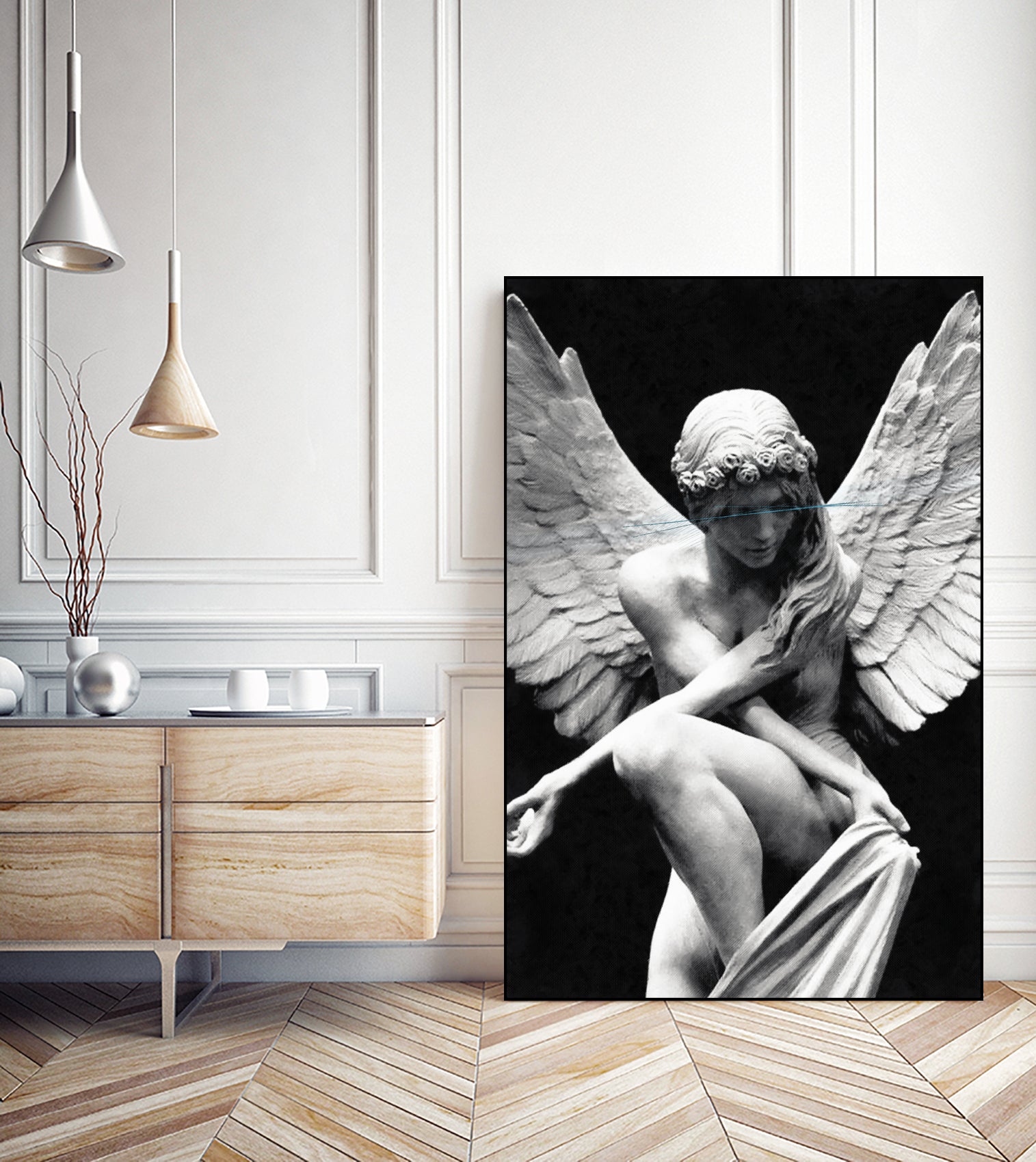 Angel by Menelaos Trompoukis on GIANT ART - black digital painting