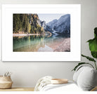 Lake Braies by Luca Cremasco on GIANT ART - green photo manipulation