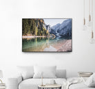 Lake Braies by Luca Cremasco on GIANT ART - green photo manipulation