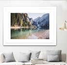 Lake Braies by Luca Cremasco on GIANT ART - green photo manipulation