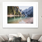 Lake Braies by Luca Cremasco on GIANT ART - green photo manipulation