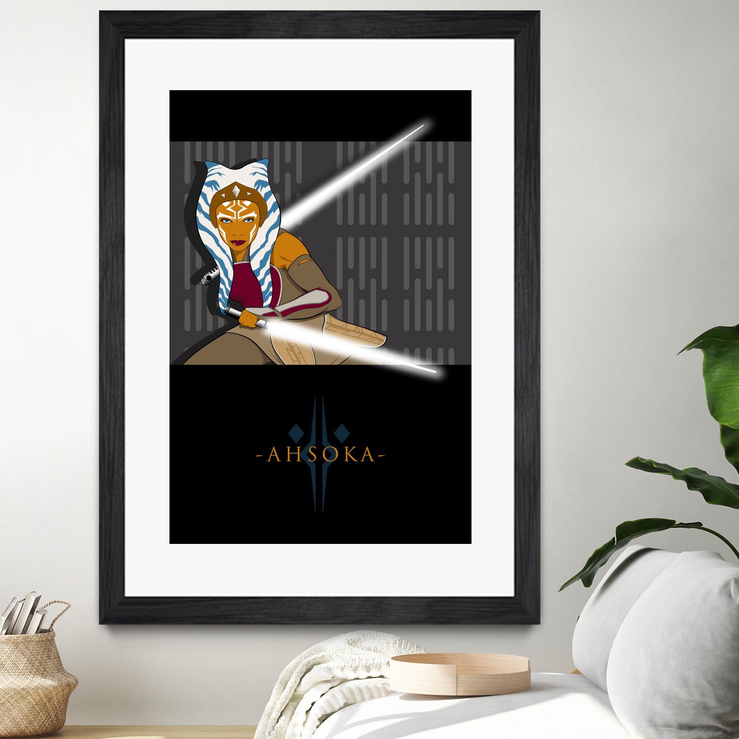 AHSOKA TANO by Ron Santiano on GIANT ART - brown digital drawing