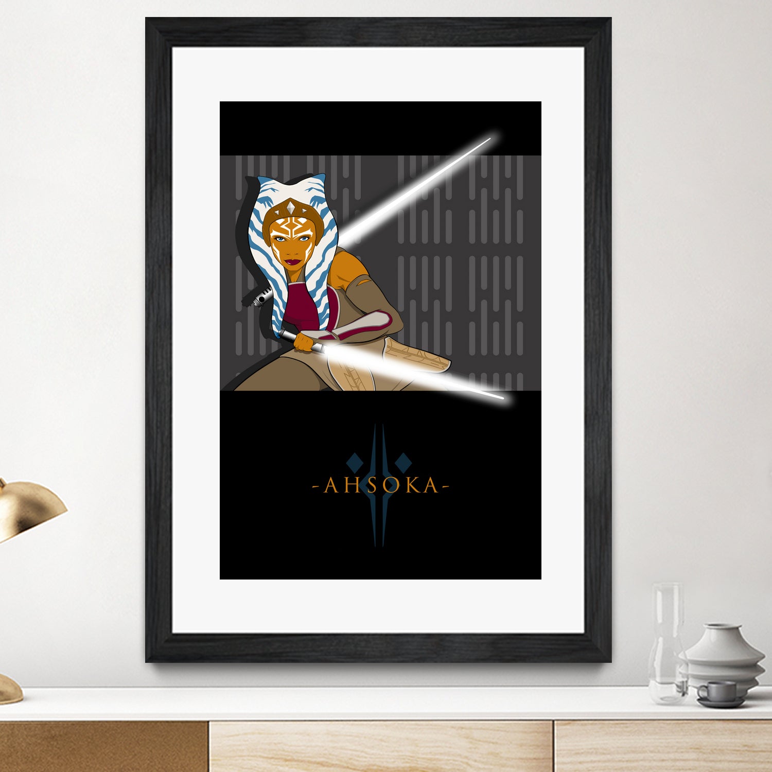 AHSOKA TANO by Ron Santiano on GIANT ART - brown digital drawing