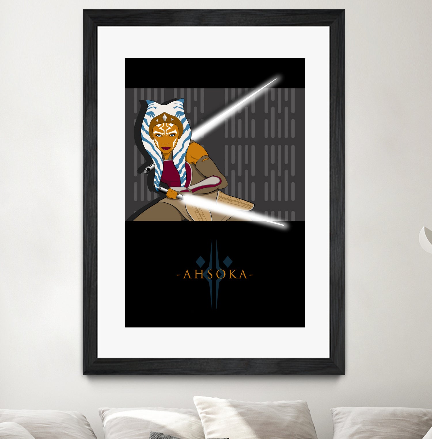 AHSOKA TANO by Ron Santiano on GIANT ART - brown digital drawing