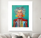 Beethoven by Diego Manuel Rodriguez on GIANT ART - green mixed media