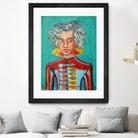 Beethoven by Diego Manuel Rodriguez on GIANT ART - green mixed media