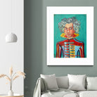 Beethoven by Diego Manuel Rodriguez on GIANT ART - green mixed media