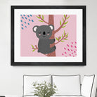 Koala by Natalia Medici on GIANT ART - pink digital drawing