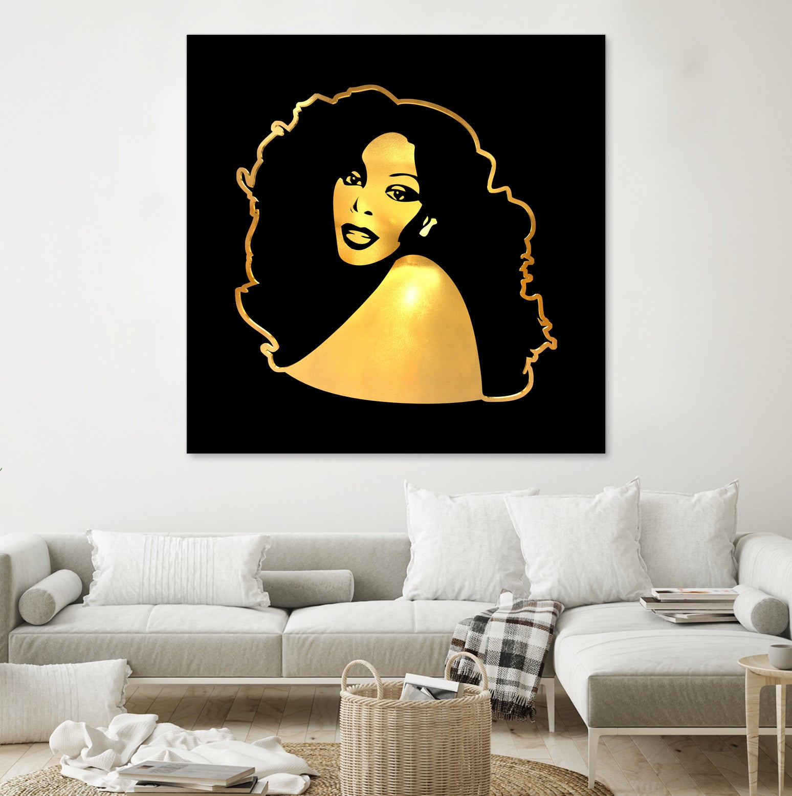 Donna Summer | Gold Series | Pop Art by William Cuccio on GIANT ART - black digital painting