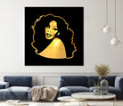 Donna Summer | Gold Series | Pop Art by William Cuccio on GIANT ART - black digital painting