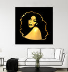 Donna Summer | Gold Series | Pop Art by William Cuccio on GIANT ART - black digital painting