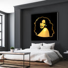 Donna Summer | Gold Series | Pop Art by William Cuccio on GIANT ART - black digital painting