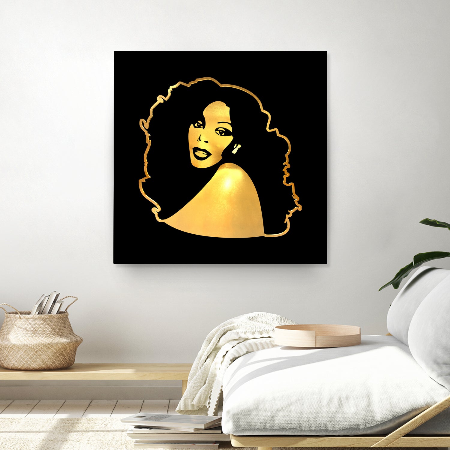 Donna Summer | Gold Series | Pop Art by William Cuccio on GIANT ART - black digital painting