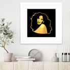 Donna Summer | Gold Series | Pop Art by William Cuccio on GIANT ART - black digital painting