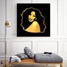 Donna Summer | Gold Series | Pop Art by William Cuccio on GIANT ART - black digital painting