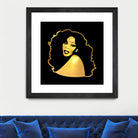 Donna Summer | Gold Series | Pop Art by William Cuccio on GIANT ART - black digital painting