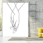 Lovers Hands by Faruk Soyarat on GIANT ART - white digital painting