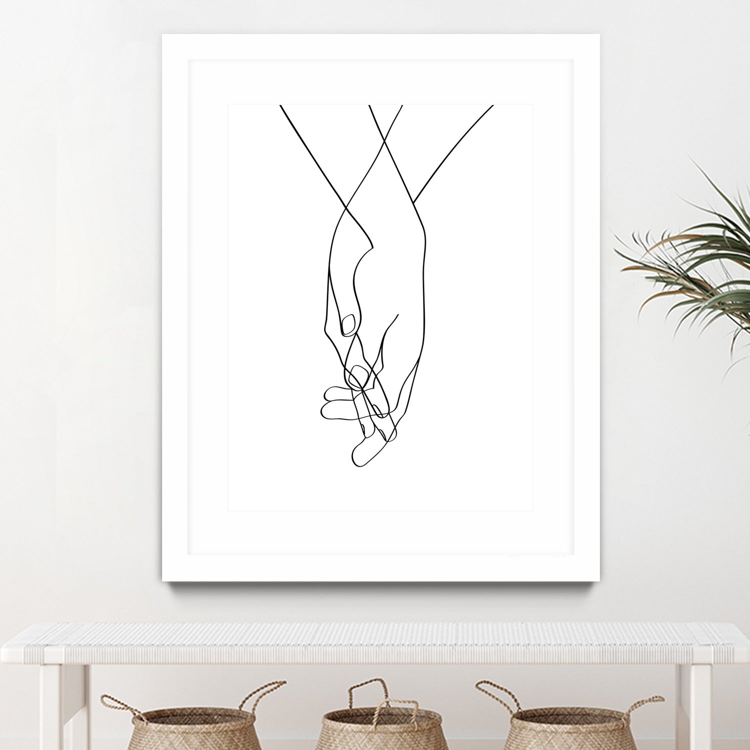 Lovers Hands by Faruk Soyarat on GIANT ART - white digital painting