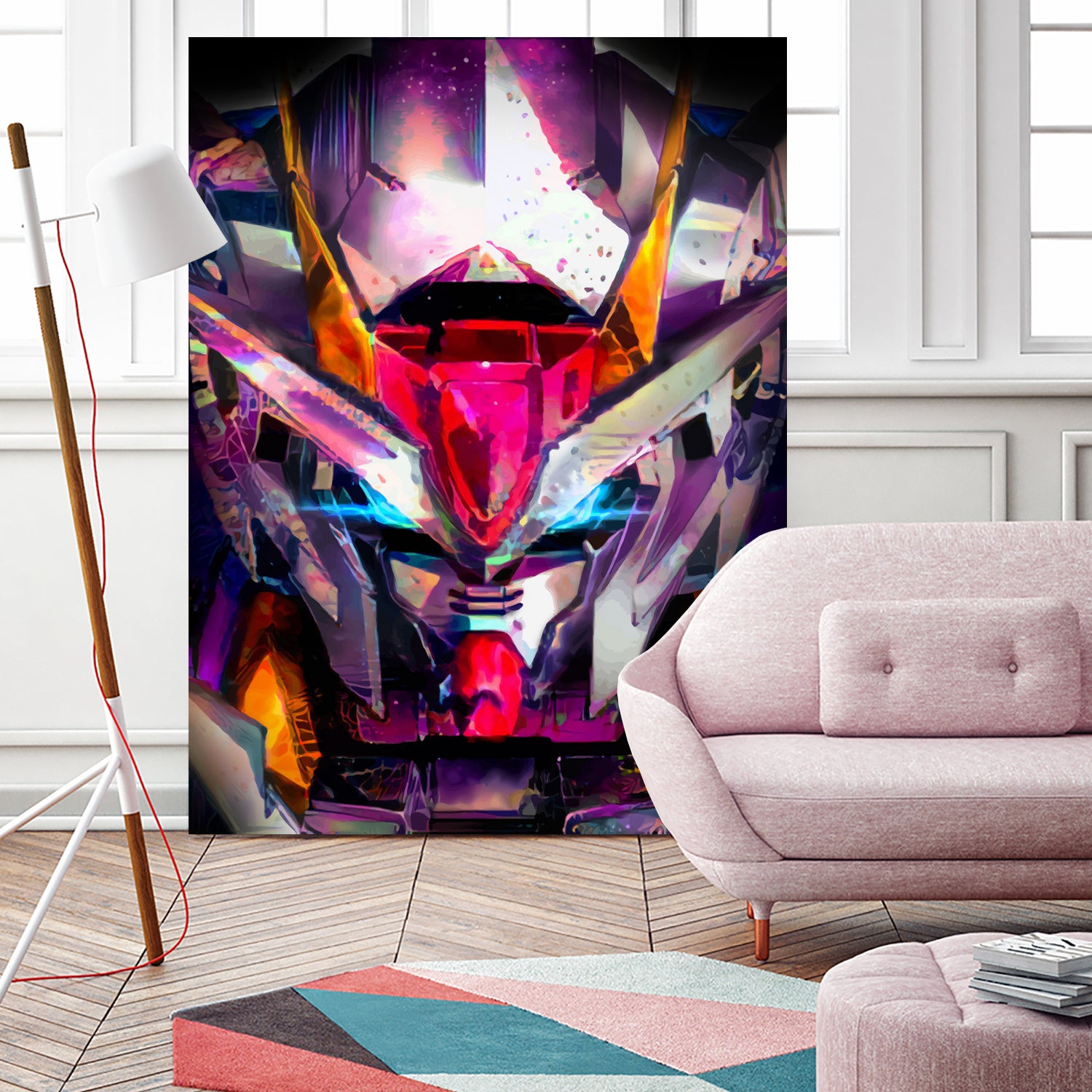 Gundam Crystal by Christian Velazquez on GIANT ART - fuchsia game design