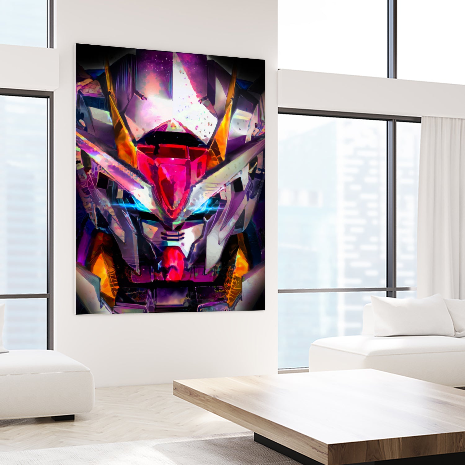 Gundam Crystal by Christian Velazquez on GIANT ART - fuchsia game design