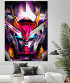 Gundam Crystal by Christian Velazquez on GIANT ART - fuchsia game design