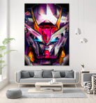 Gundam Crystal by Christian Velazquez on GIANT ART - fuchsia game design