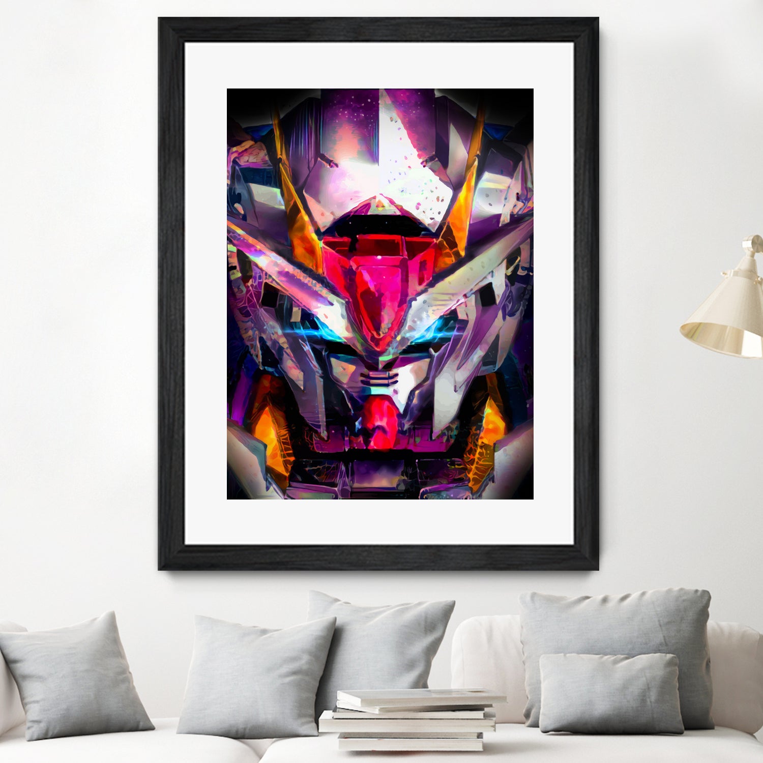 Gundam Crystal by Christian Velazquez on GIANT ART - fuchsia game design