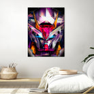 Gundam Crystal by Christian Velazquez on GIANT ART - fuchsia game design