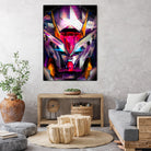 Gundam Crystal by Christian Velazquez on GIANT ART - fuchsia game design