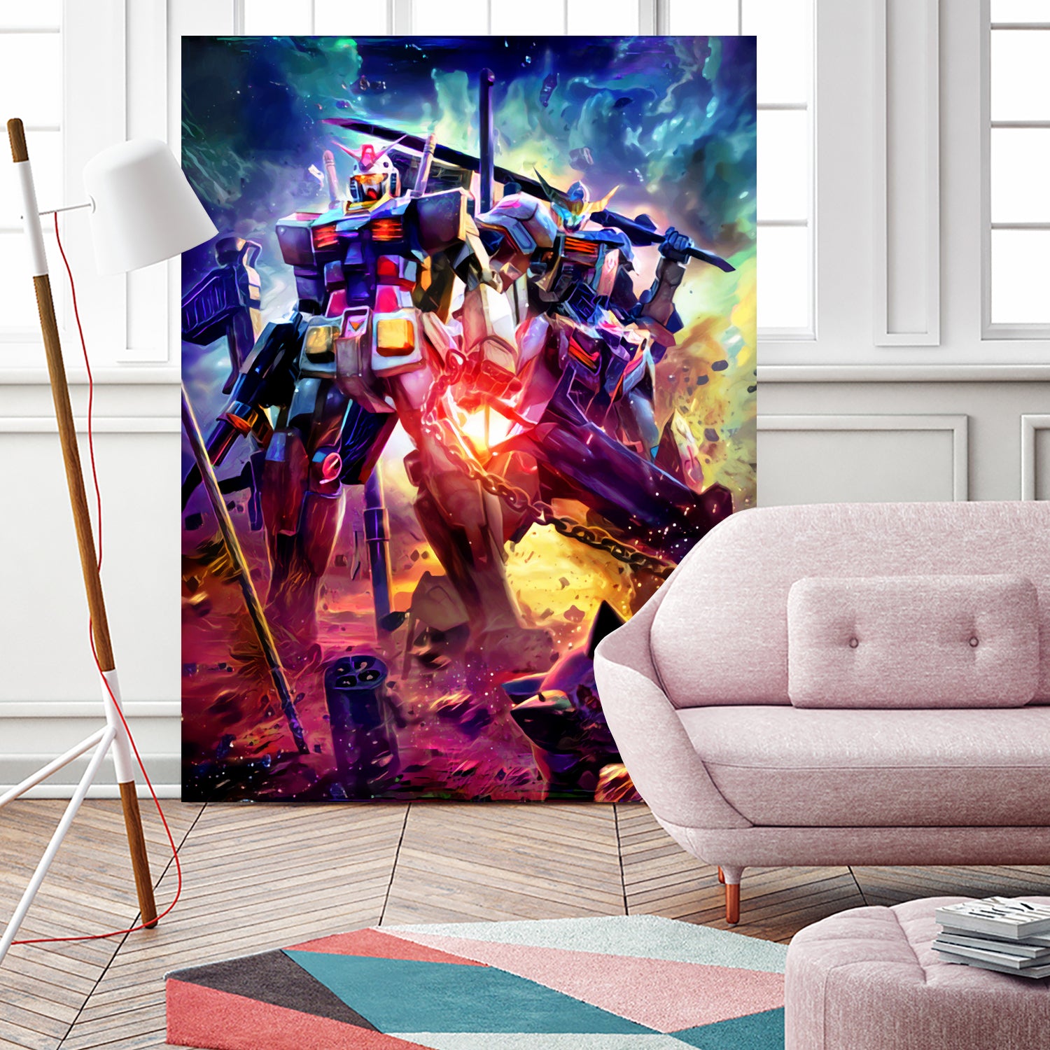 Gundam WX by Christian Velazquez on GIANT ART - blue game design