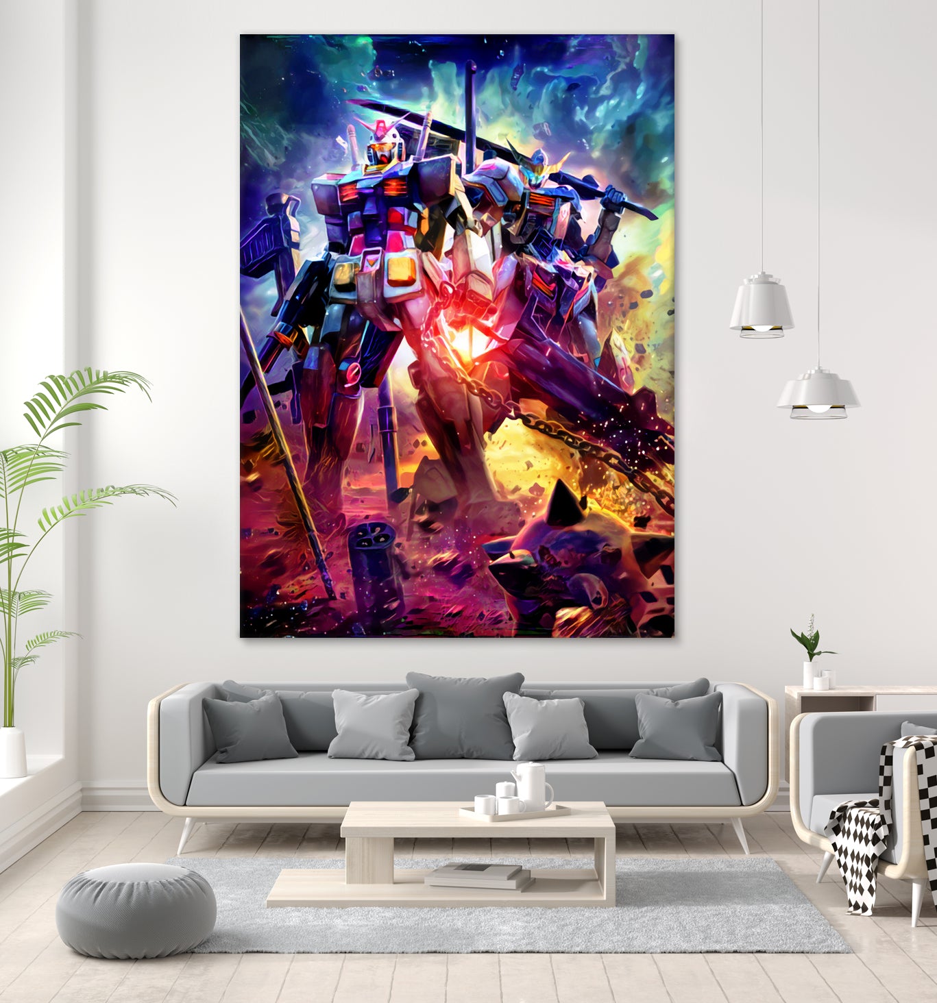 Gundam WX by Christian Velazquez on GIANT ART - blue game design