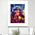 Gundam WX by Christian Velazquez on GIANT ART - blue game design