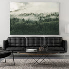 In My Other World, The Heart Of My Heart, Mountain Fog by MOHAMED HOWA on GIANT ART - black digital drawing