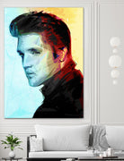 elvis (variation) by Enrico Varrasso on GIANT ART - black digital painting