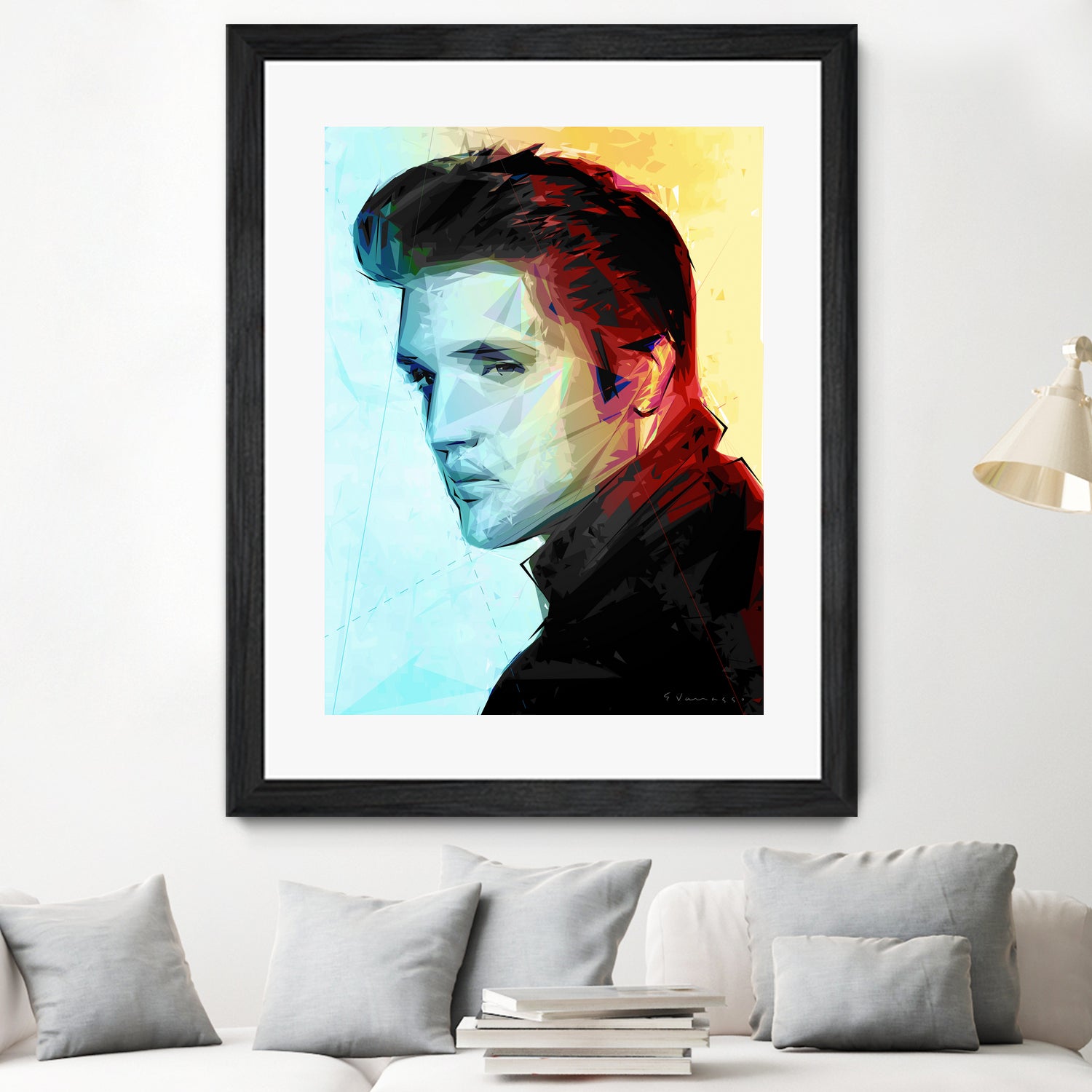 elvis (variation) by Enrico Varrasso on GIANT ART - black digital painting