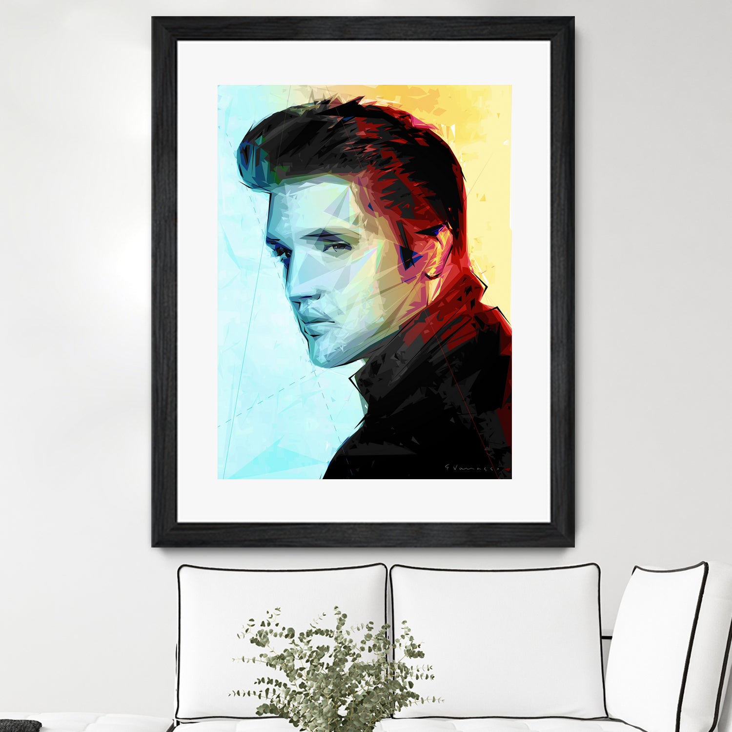 elvis (variation) by Enrico Varrasso on GIANT ART - black digital painting