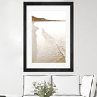 Minimalist pastel beach scape by IOANNA PAPANIKOLAOU on GIANT ART - brown photo illustration