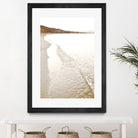 Minimalist pastel beach scape by IOANNA PAPANIKOLAOU on GIANT ART - brown photo illustration