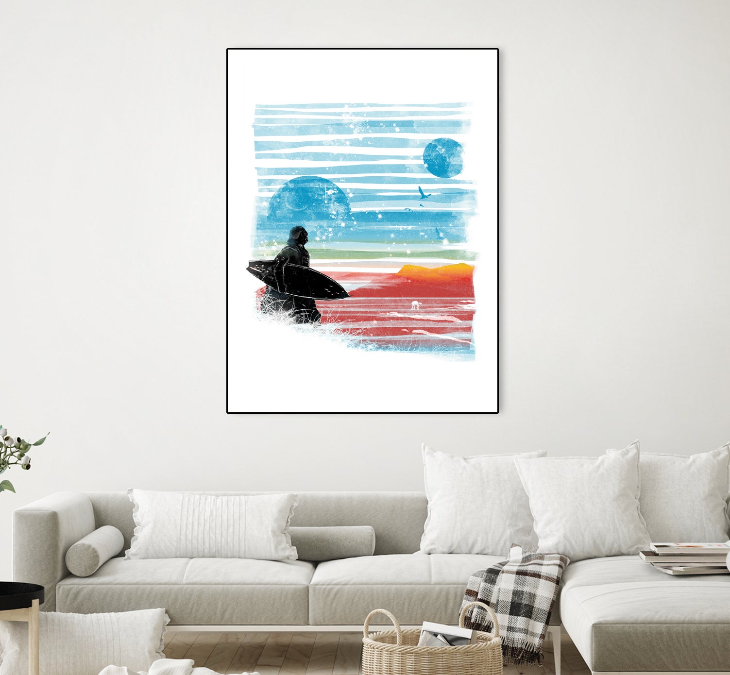 dark side of the beach by frederic levy-hadida on GIANT ART - blue digital drawing