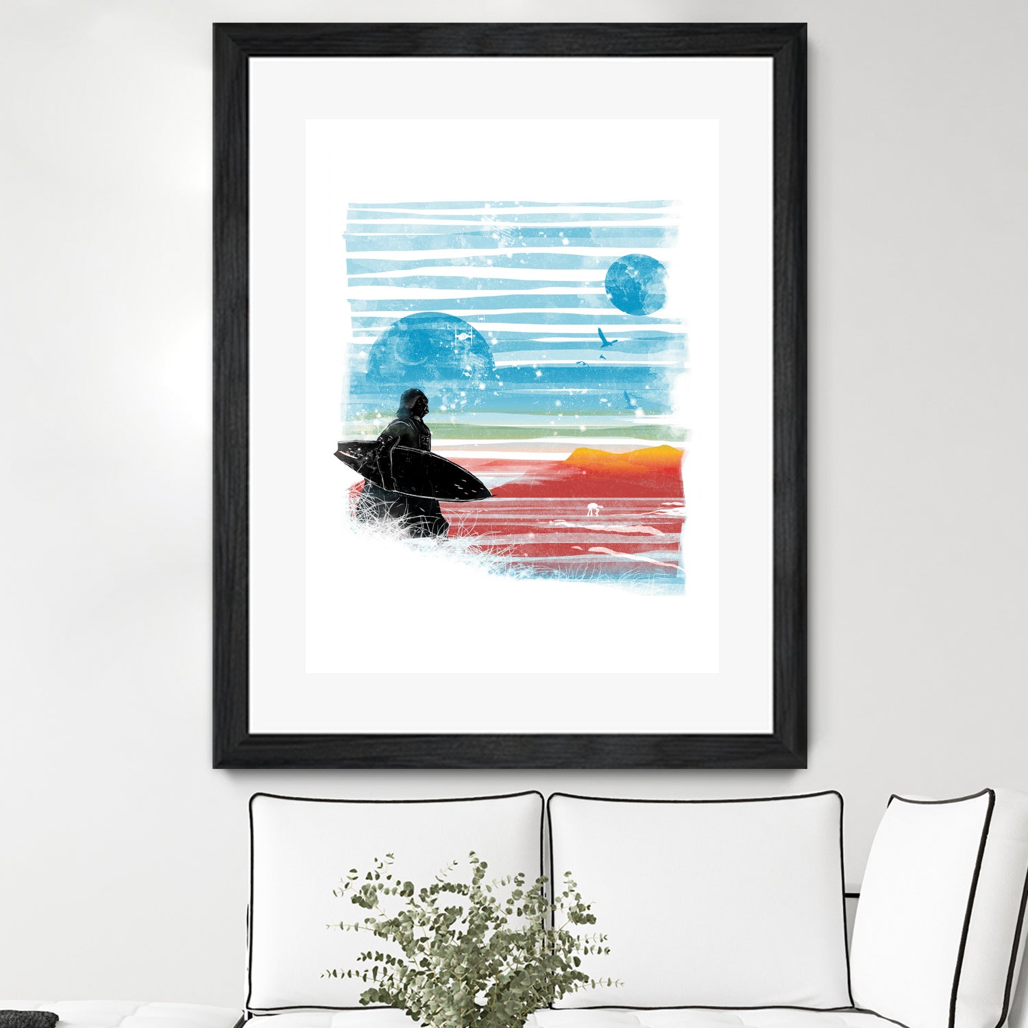 dark side of the beach by frederic levy-hadida on GIANT ART - blue digital drawing